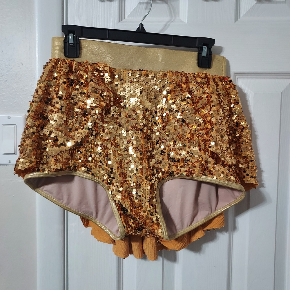 Balera Gold Sequin Women's Shorts